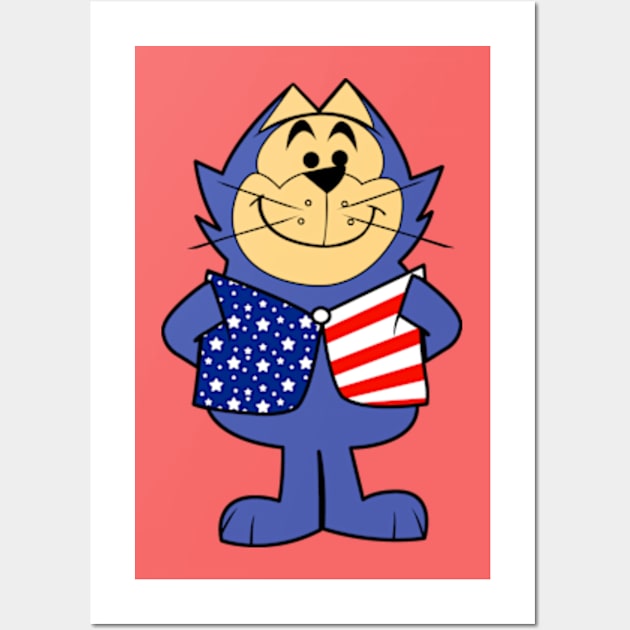 Benny the Ball - Patriotic USA Wall Art by LuisP96